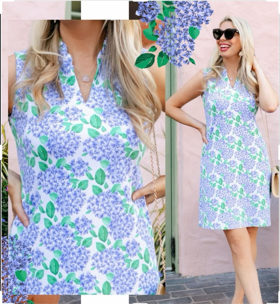 Hydrangea Heaven! Hydrangea print dress. Florals for spring. Groundbreaking .

#LTKstyletip #LTKtravel #LTKSeasonal