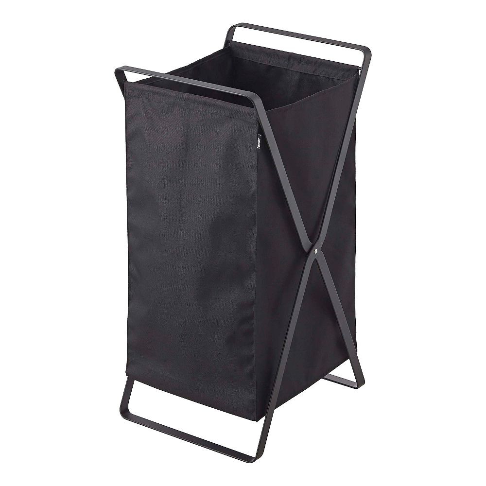 Folding Laundry Hamper - Black | Pottery Barn Teen