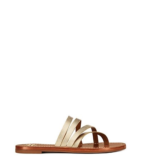 Tory Burch Patos Metallic Slide | Tory Burch US