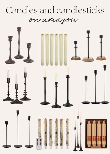 Candles and candlesticks on Amazon 

Amazon finds, candles, candlesticks, table decor, shelf decor, layered decor, homey, dining room, Deb and Danelle 

#LTKhome #LTKstyletip #LTKFind