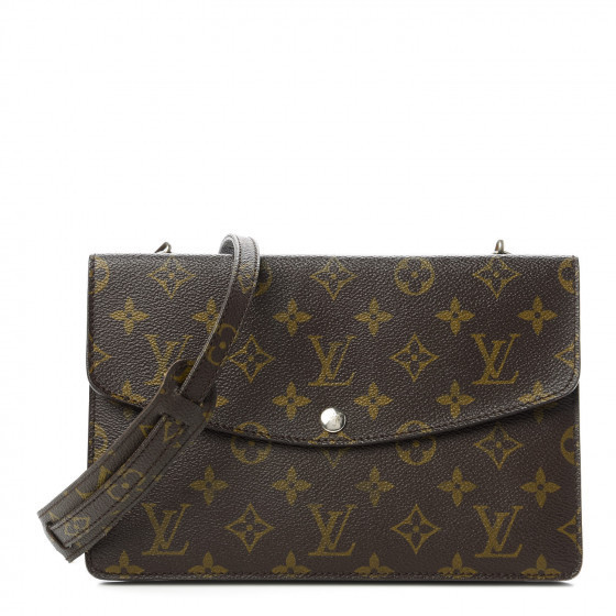 LOUIS VUITTON Monogram Pochette Double Rabat | Fashionphile