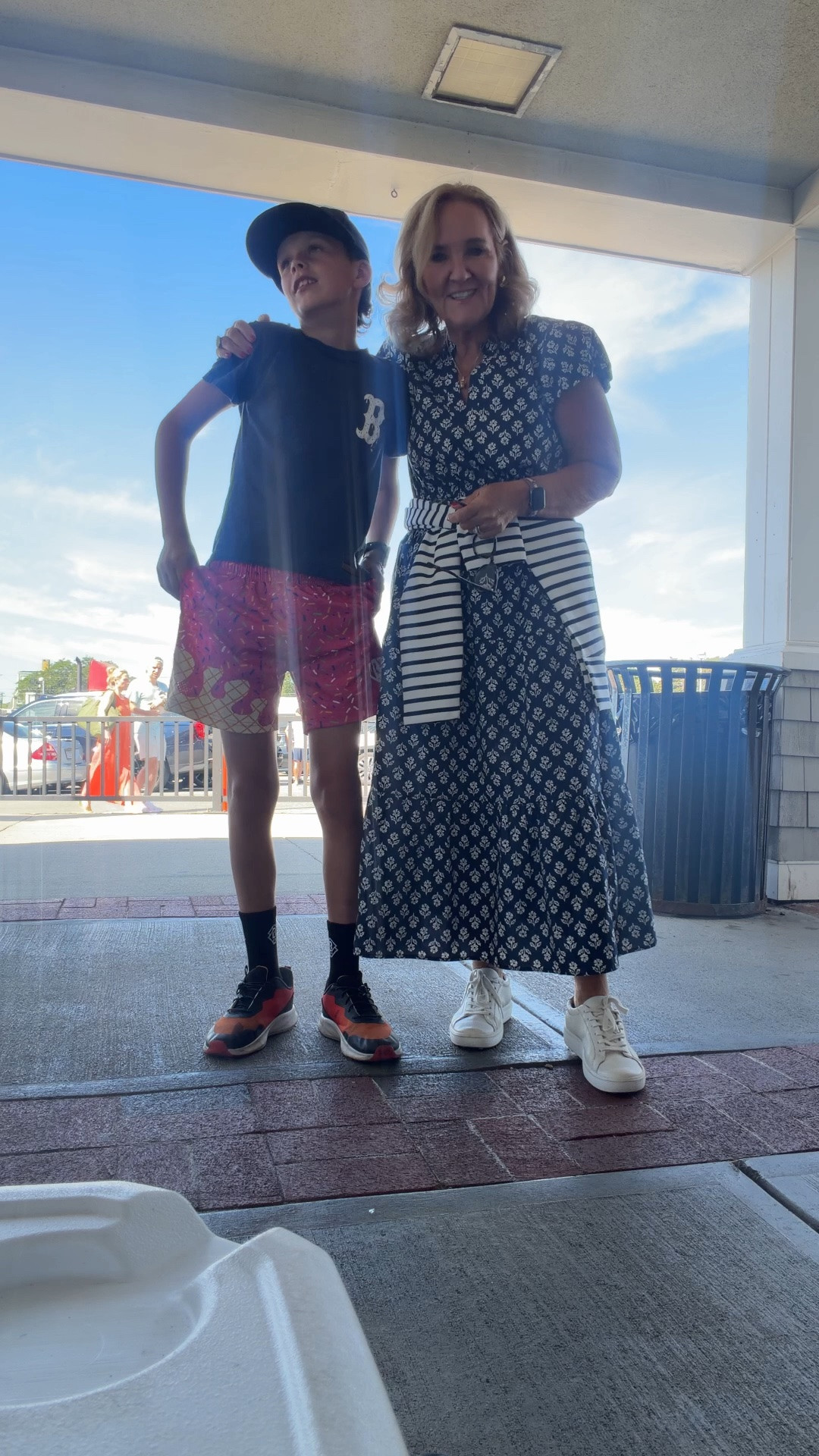 On our way to Nantucket! 
Dress size 10 I sized up 
Very comfy walking sneakers these are my choice with dresses 
Striped sit essentials size medium 
Baseball 101 is the in brand for these tween boys. And baseballism

#LTKOver40 #LTKootd #LTKTravel