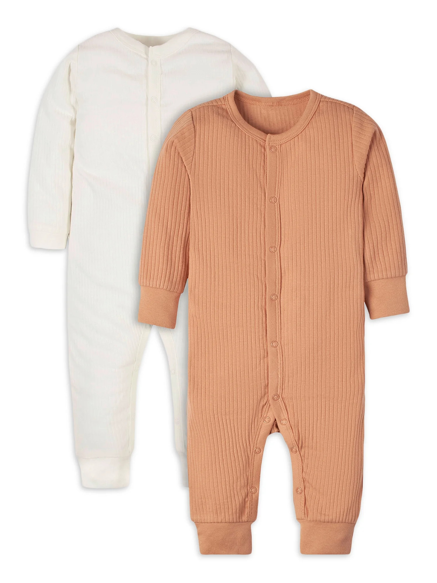 Modern Moments by Gerber Baby Boy Coveralls, 2-Pack, Sizes Newborn-12 Months | Walmart (US)