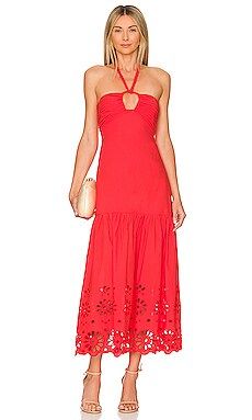 Karina Grimaldi Talia Embellished Maxi Dress in Poppy from Revolve.com | Revolve Clothing (Global)