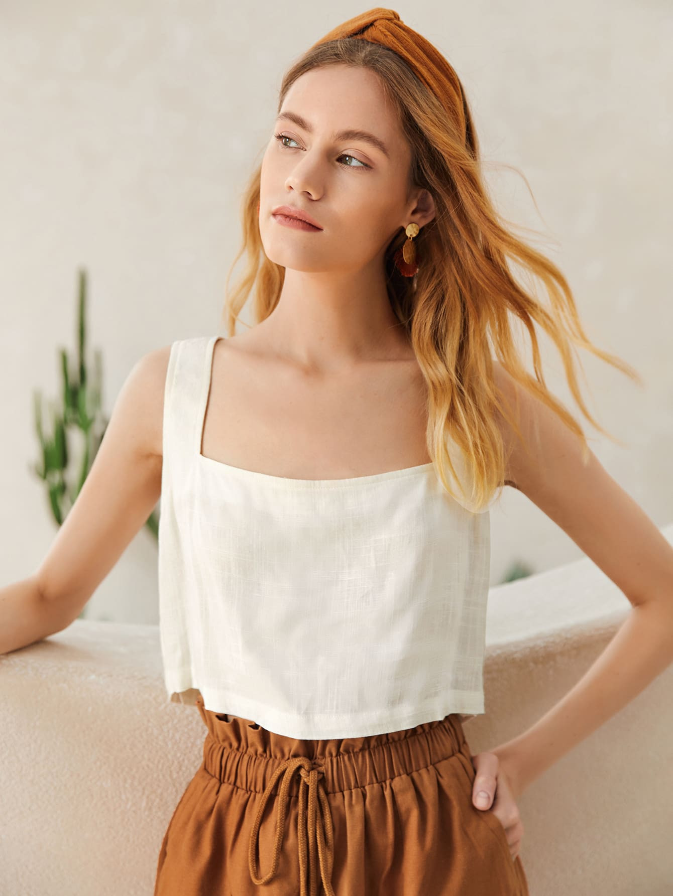 SHEIN Solid Tank Top | SHEIN