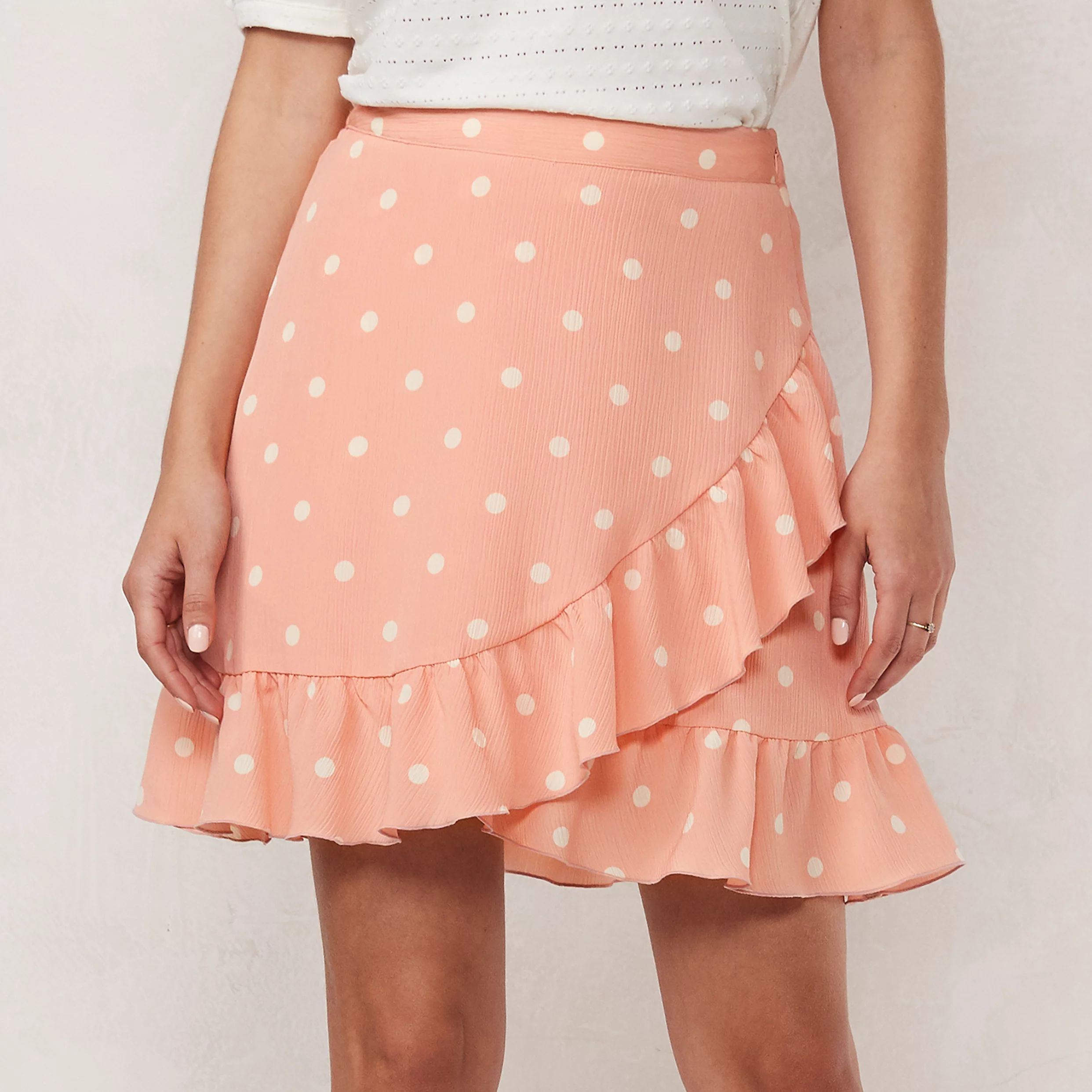 Women's LC Lauren Conrad Ruffle Mini Skirt | Kohl's