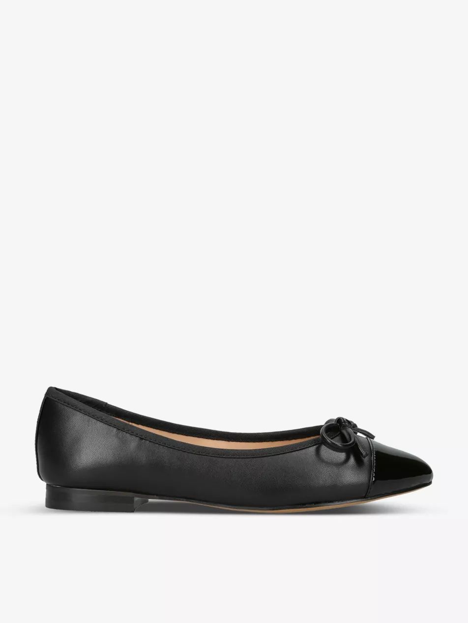 Ellison 001 bow-embellished leather pumps | Selfridges