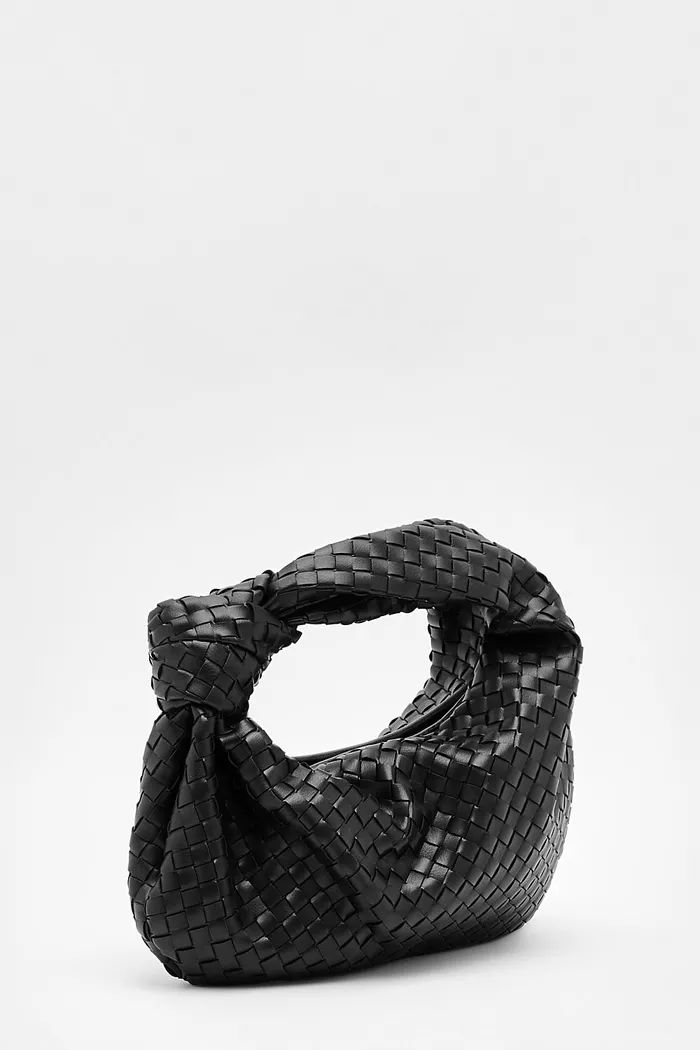 Woven Knot Handle Bag | Boohoo.com (UK & IE)