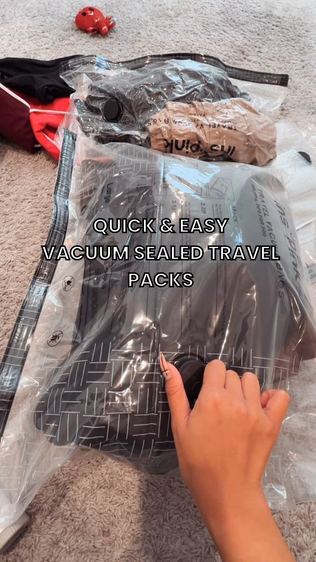 Vacuum Sealed Travel Bag Packs 

#LTKHoliday #LTKTravel