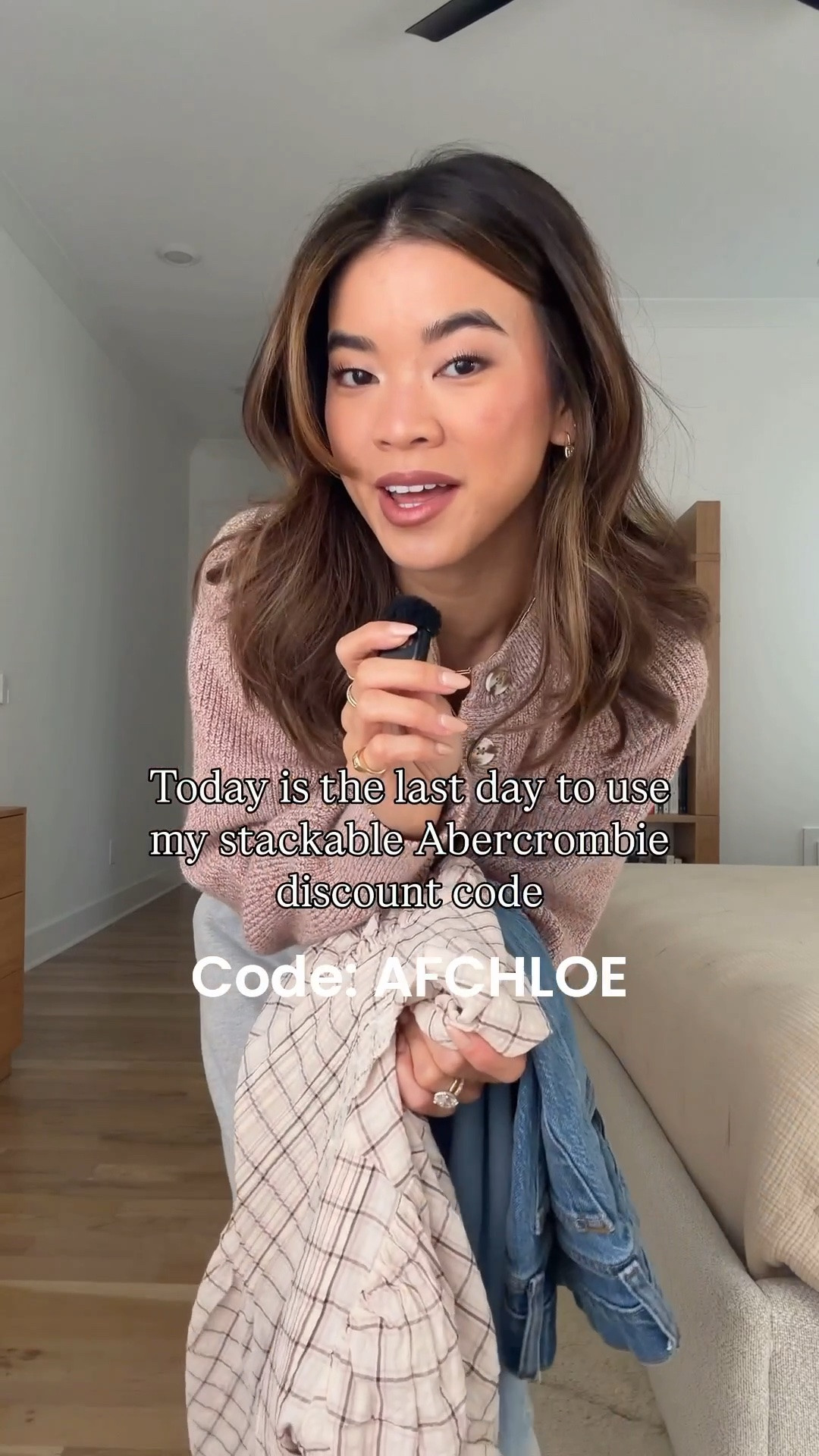 Abercrombie stackable discount code AFCHLOE for an extra 15% off! 

Top XXS, relaxed jeans size 23 extra short, wide leg linen blend jeans size 24 short

Abercrombie denim sale sale 25-50% off all jeans & 20% off almost everything else now until Aug 10th.
Details: https://www.shopltk.com/explore/bychloewen/posts/c4121cd2-90d0-11f1-936c-46757659992b #petitefashion #bychloewen #shoppingfinds #abercrombie 

Denim Promo: *Offer valid online only August 5, 2026 to August 10, 2026 in US/CA. Excludes clearance. Online price reflects discount.
Extra 20% Off: *Offer valid in stores and online August 5, 2026 to August 10, 2026 in US/CA. Exclusions apply as indicated. Online price reflects discount.
Promo Code: *Use code AFCHLOE to get an additional 15% off almost everything in stores and online at checkout from August 5, 2026 to August 10, 2026 in US/CA. Exclusions apply. See details online.

#LTKgrwm #LTKPetite #LTKootd