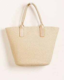Metallic-Accent Tote Bag | Chico's
