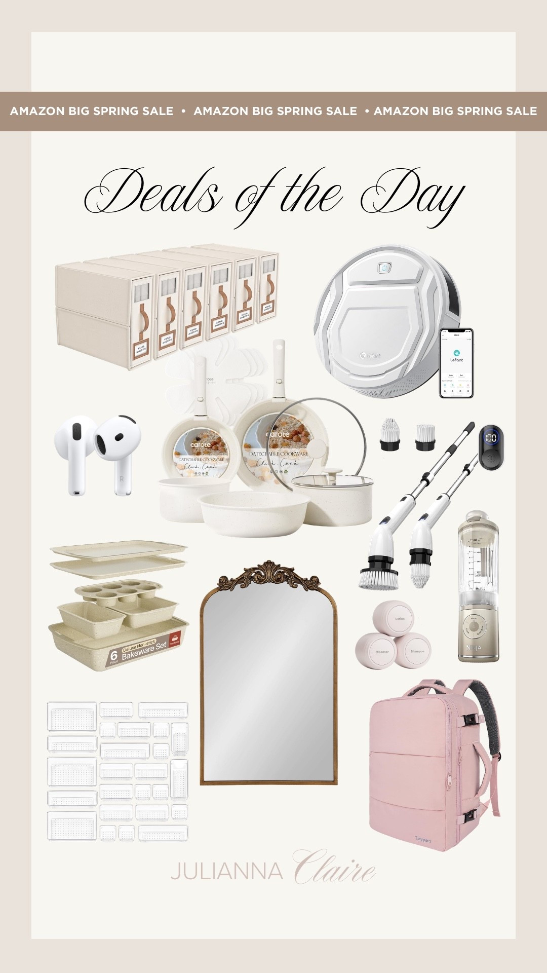 Amazon big spring sale! Deals of the day. 

#LTKTravel #LTKSpringSale #LTKHome