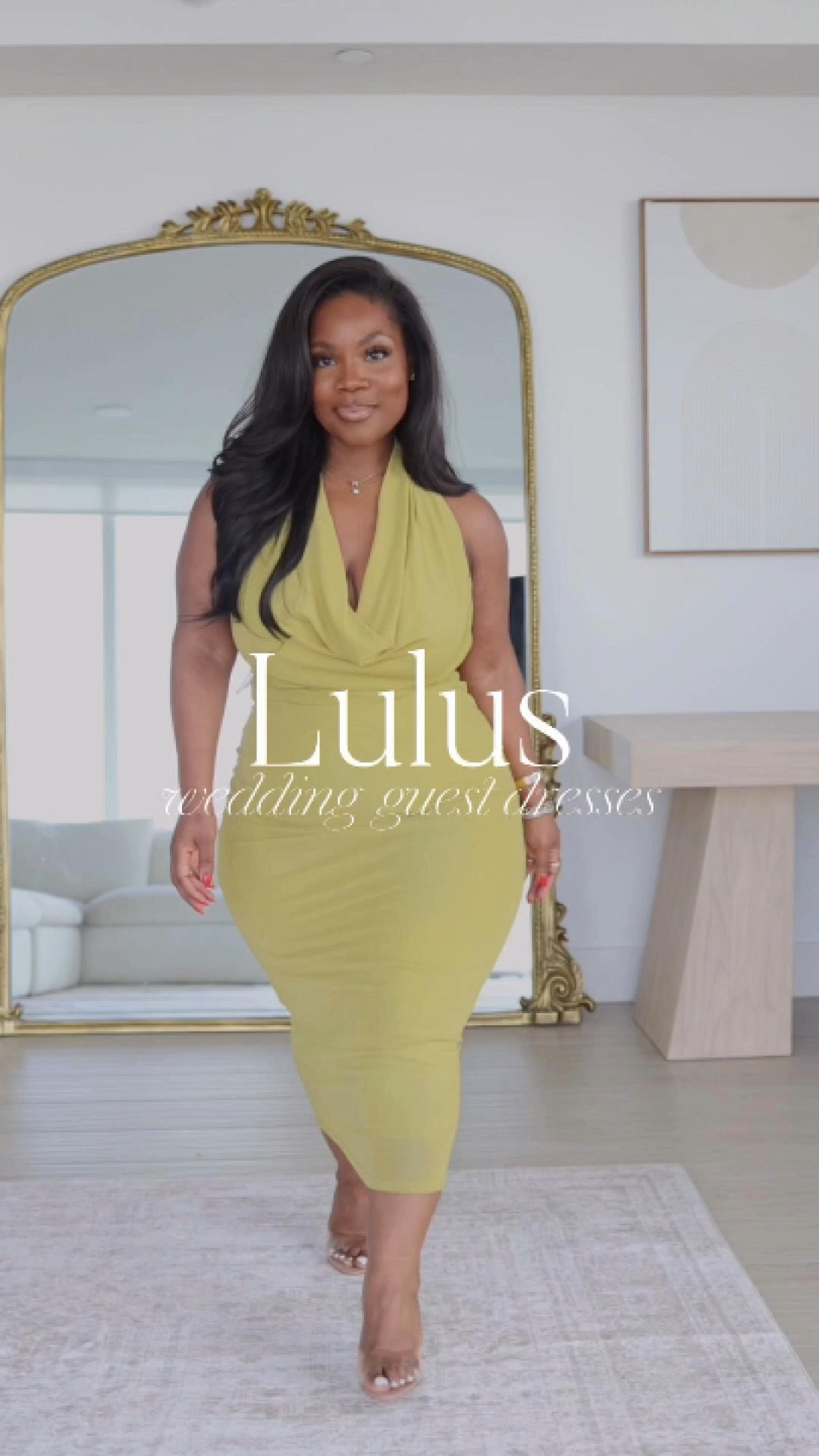 Which dress is your favorite? 😍 

Wedding and special occasion dresses that perfect for this busy and warm season from @Lulus. These looks are guaranteed to give you some head turns at your next event.

Sizing details below:
Green Dress: L
Red Dress: XL
Black Dress: L
Blue Dress: L

#LTKootd #LTKMidsize #LTKWedding
