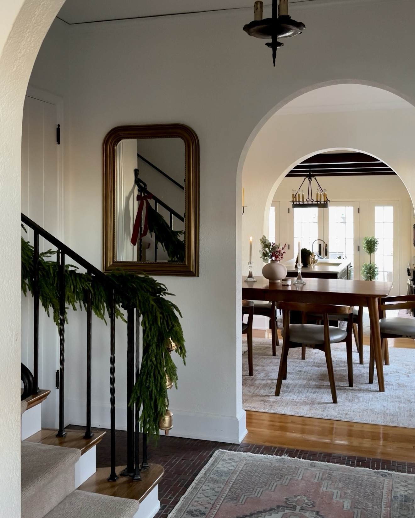 Christmas planning: are you looking for garlands? Ours, as seen on our stairway, is 25% off with code WINTER25. Great quality, looks realistic and comes in different sizes and thickness. We have the deluxe. 

#LTKSaleAlert #LTKStyleTip #LTKSeasonal