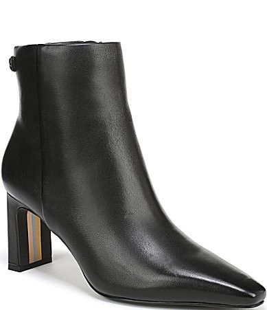 Sam Edelman Saige Leather Dress Booties - 9.5 | Dillard's