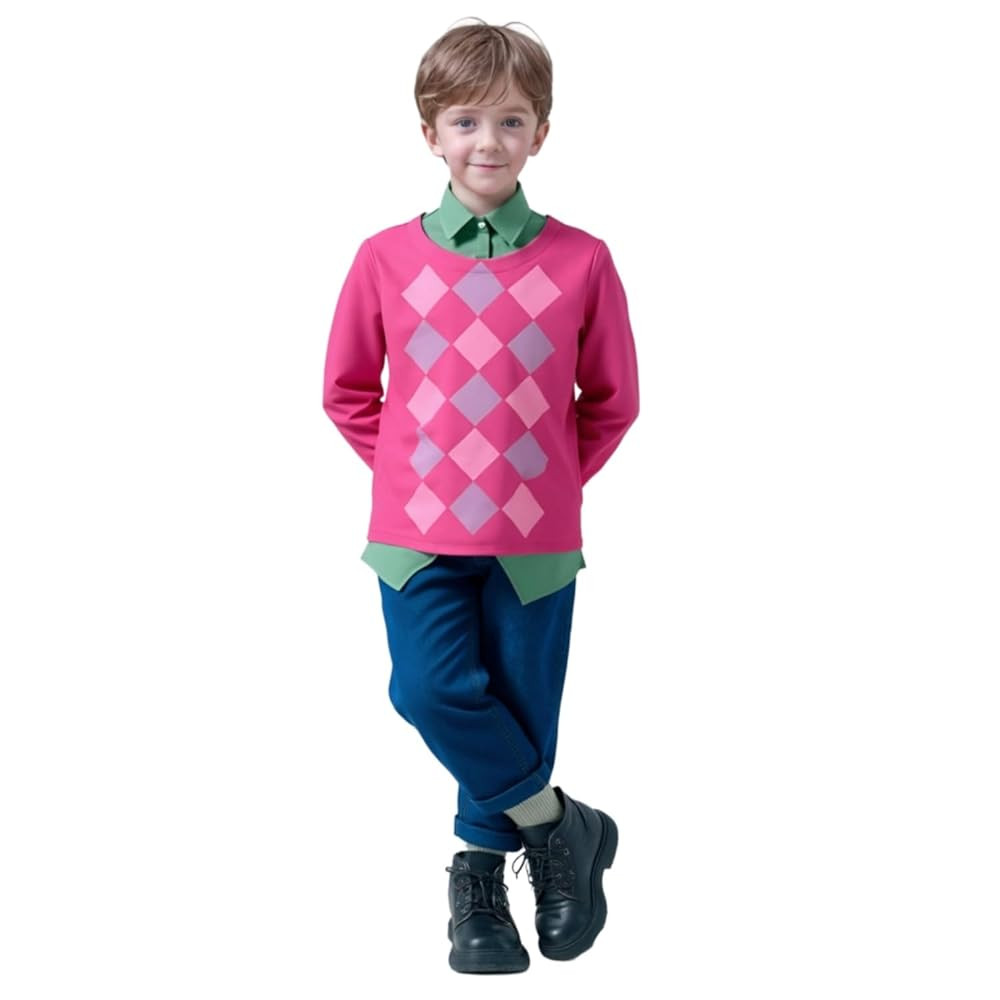 Baby Saja Cosplay Costume, Saja Boys Cosplay Costume Pink Sweatshirt, Halloween Costumes Fancy Dr... | Amazon (US)