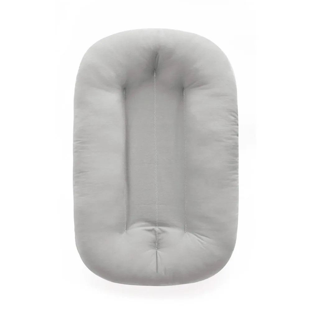 Snuggle Me Snuggle Me Organic Infant Lounger - Stone | REBEL (formerly Rebelstork)