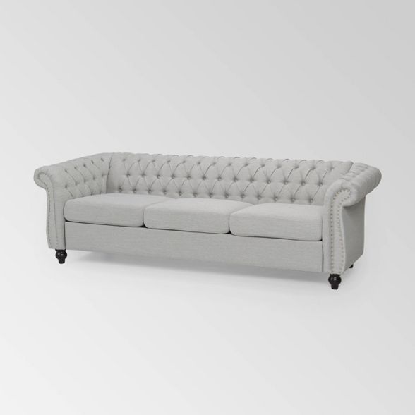 Parksley Tufted Chesterfield Sofa - Christopher Knight Home | Target