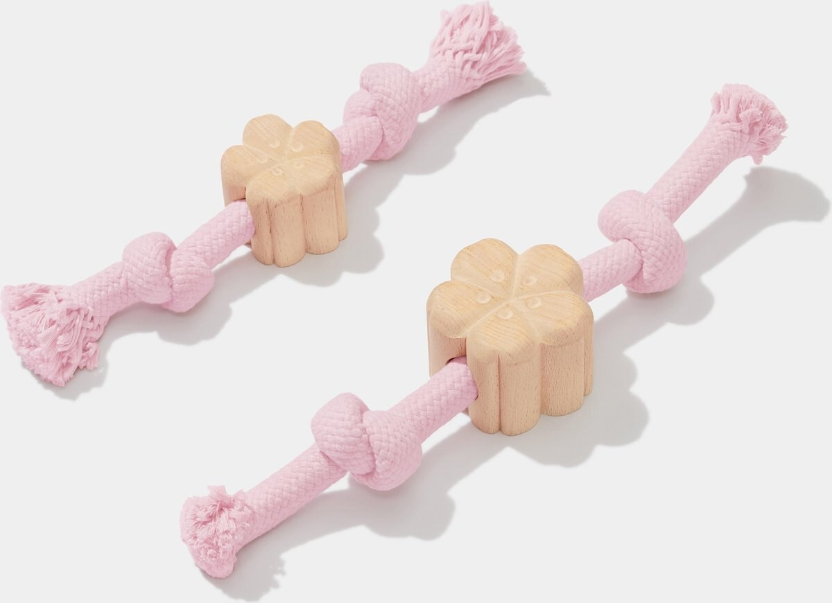 VETRESKA Cherry Blossom Knot Rope Dog Toy, Large - Chewy.com | Chewy