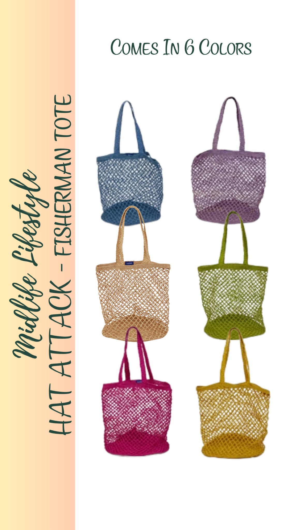 Catch the vibe with Hat Attack's Fisherman's Tote! 🌞 

A colorful, chic staple for spring and summer – perfect for everything from farmers market finds to beach essentials. 🧺💖 

#HatAttack #FishermansTote #SpringStyle #SummerEssentials

#LTKSeasonal #LTKItBag #LTKStyleTip