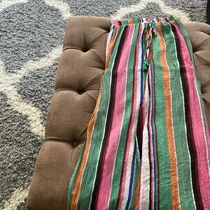 Lulus cover up pants multi color perfect for the beach, pool, or vacation | Poshmark