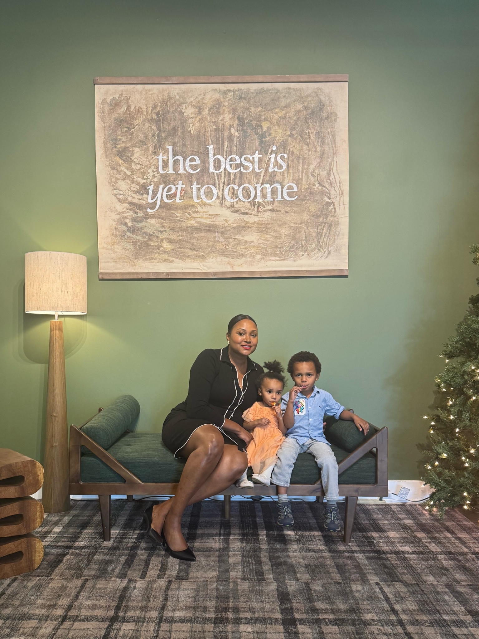 Check out these fun and versatile looks from Nordstrom Rack and Target—perfect for the season!

A wrap dress is always my go-to: elegant, effortlessly polished, and ideal for creating an elevated look without the fuss. I styled mine with my favorite Cole Haan pumps, a brand known for its comfortable, high-quality footwear. These pumps are both stylish and practical—perfect for all-day wear.

For the kids, I chose a frilly dress for my baby girl, paired with cream tights and iridescent sparkly shoes for a playful yet chic vibe. For my baby boy, I went with a light blue quarter-sleeve button-down shirt and gray relaxed-fit denim pants. The elastic waistband and snap closure make them hassle-free, especially during potty breaks! His outfit is completed with his favorite Merrell wide-width Velcro sneakers in blue, gray, and lime green—combining comfort and style effortlessly.#LTKHoliday

#LTKSeasonal #LTKGiftGuide