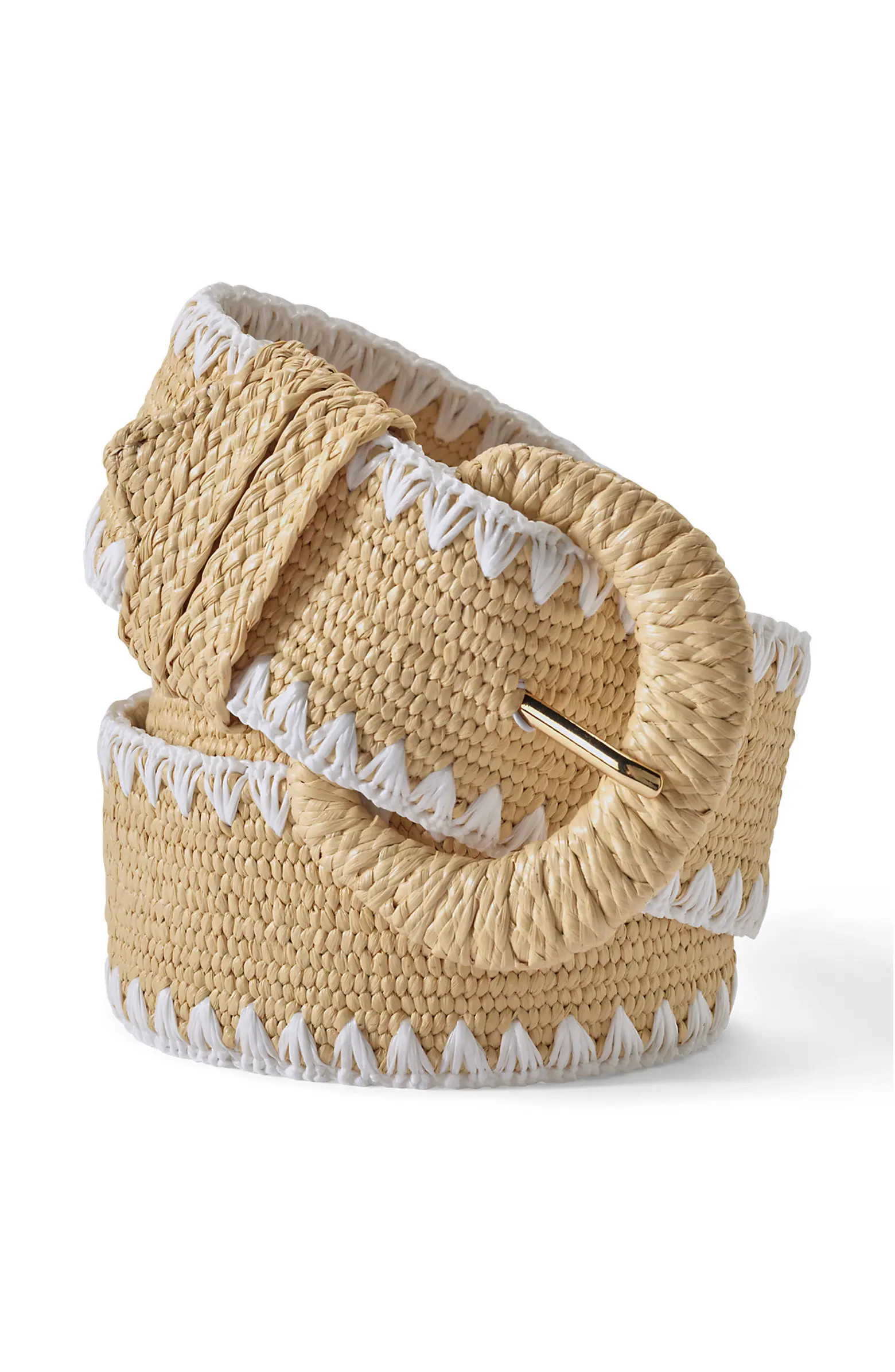 Lands' End Stretch Raffia Belt | Nordstrom | Nordstrom