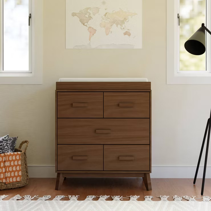 Babyletto Scoot 3-Drawer Changer Dresser - Natural Walnut | Target