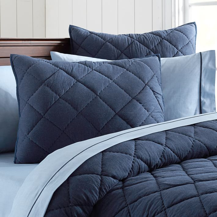 Favorite Tee Quilt, Twin, Navy | Pottery Barn Teen