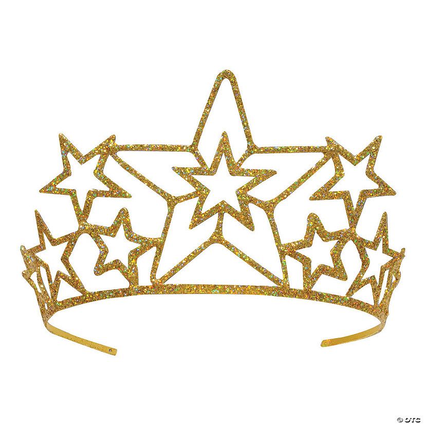 Glittered Metal Star Tiara | Oriental Trading Company