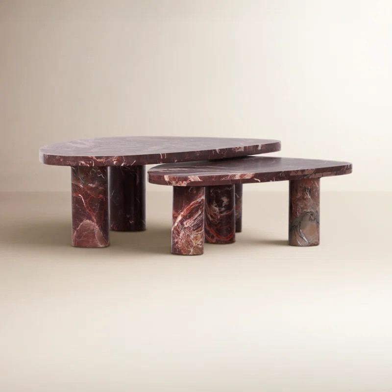 Moraga Marble Top Nesting Coffee Table | Wayfair North America