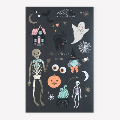 Halloween Icons Temporary Tattoos (x 2 sheets) | Meri Meri