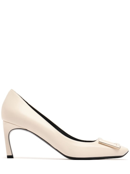 70mm Trompette leather pumps | Luisaviaroma