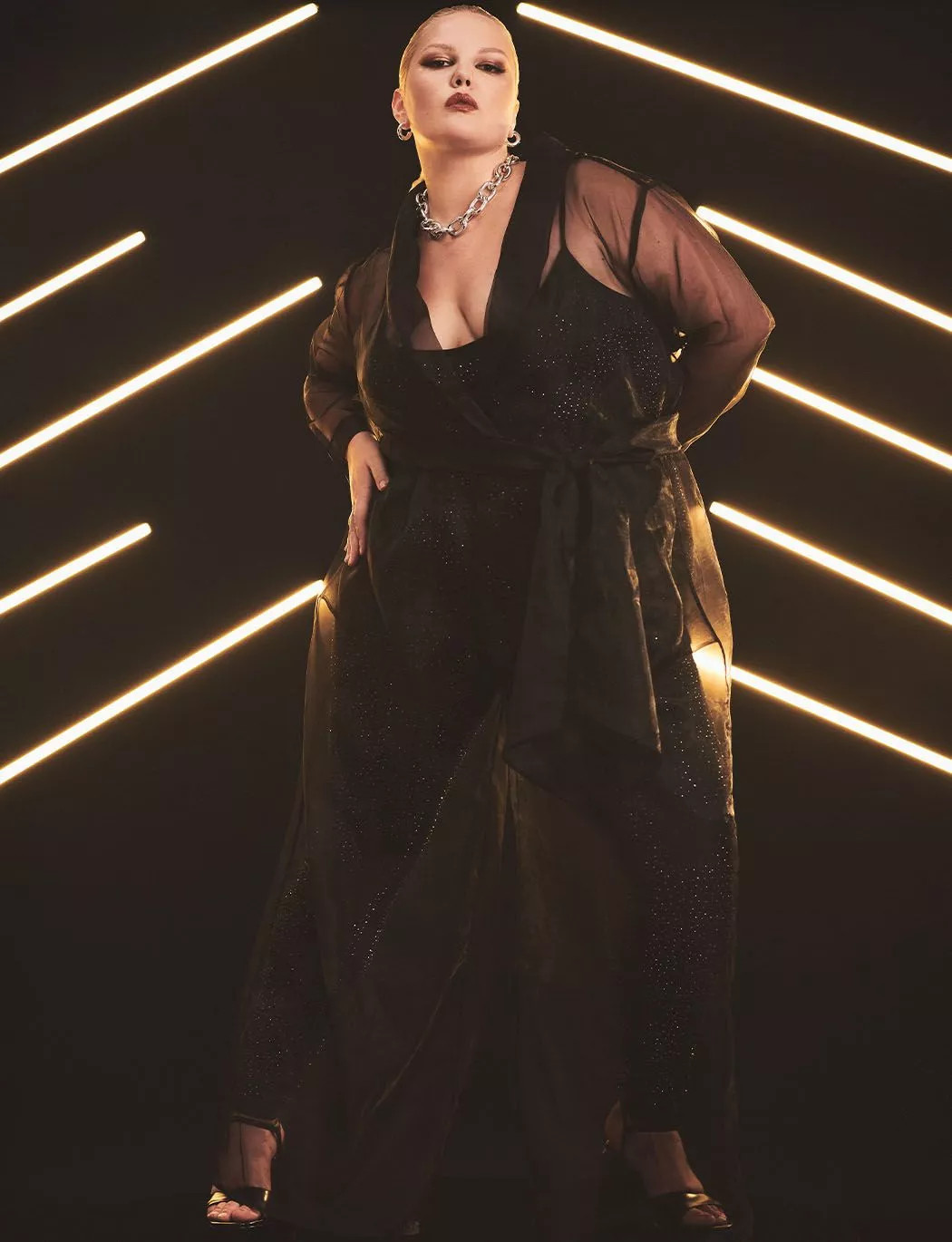 Collectors Edition Organza Jumpsuit | Eloquii