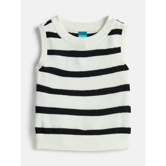 Wonder Nation Girls Sleeveless Sweater, Midweight, Sizes 4-18 & Plus | Walmart (US)