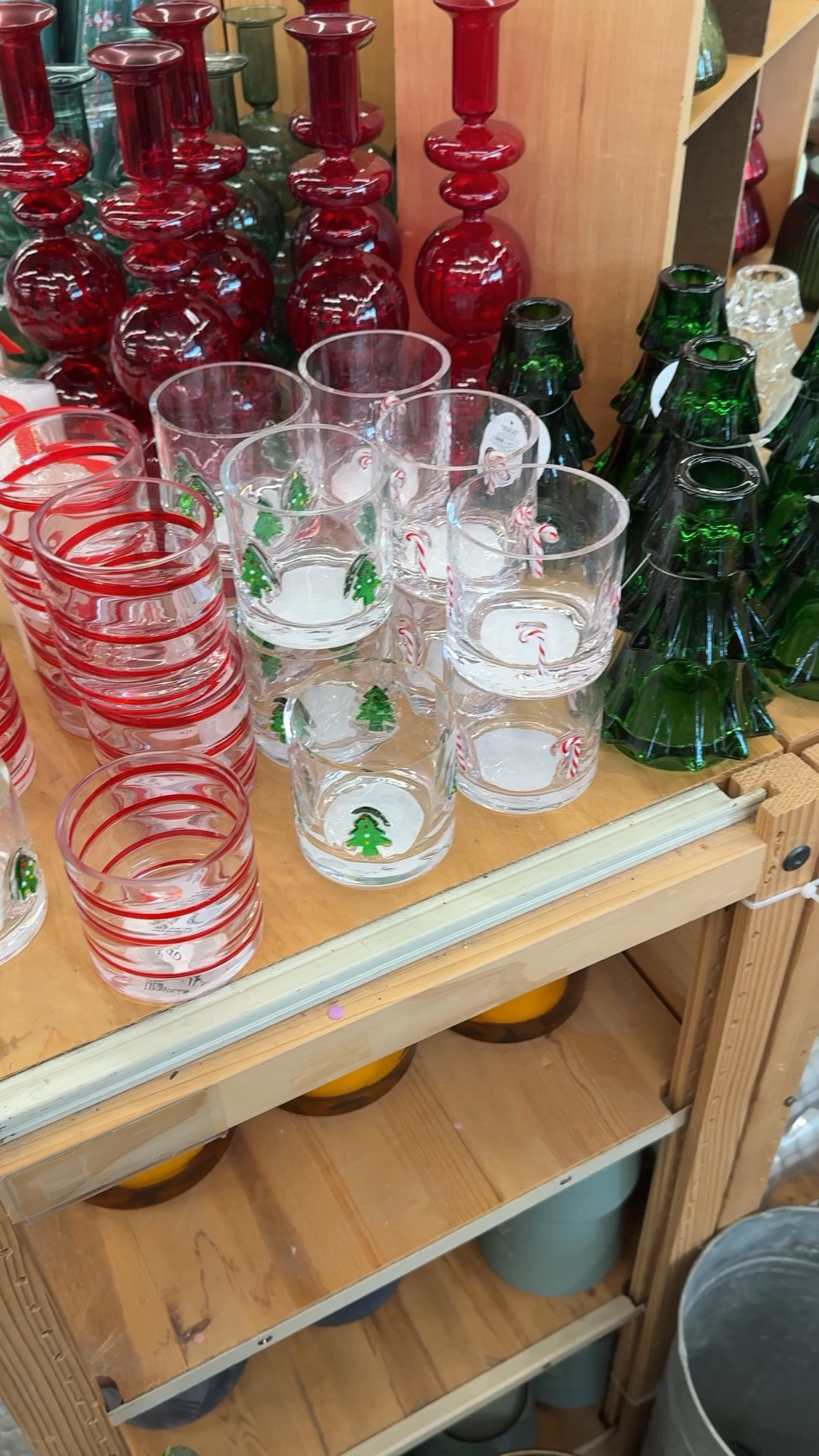 Christmas icon glasses. Christmas candles holders. Christmas tree. Holiday decor. Holiday kitchen. Taper candles 

#LTKSeasonal #LTKHome