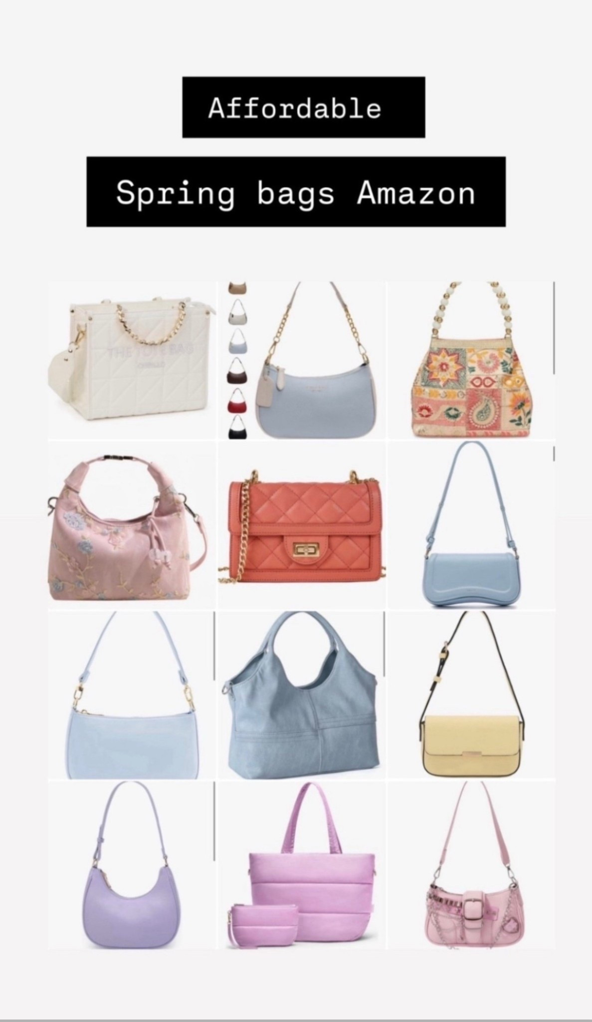 Spring handbags and purses from Amazon 