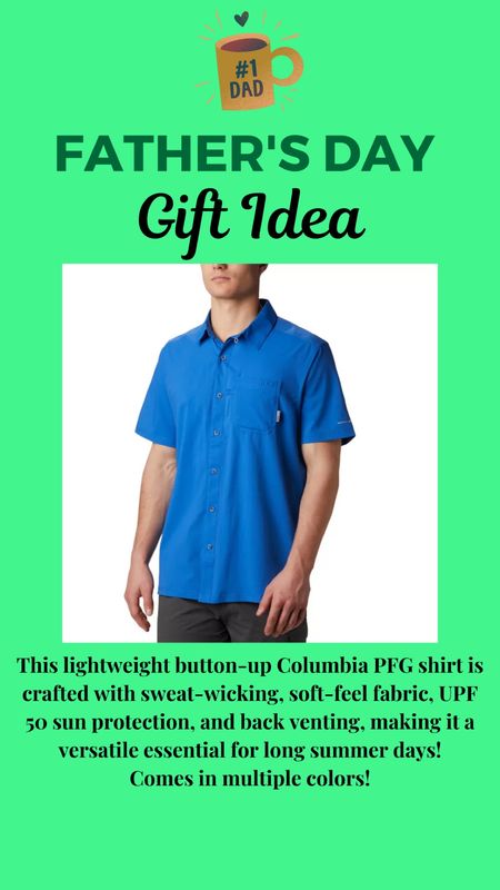 This lightweight button-up Columbia PFG shirt is crafted with sweat-wicking, soft-feel fabric, UPF 50 sun protection, and back venting, making it the perfect shirt for long summer days!
Comes in multiple colors and is on sale!! 

#LTKMens #LTKSeasonal #LTKGiftGuide