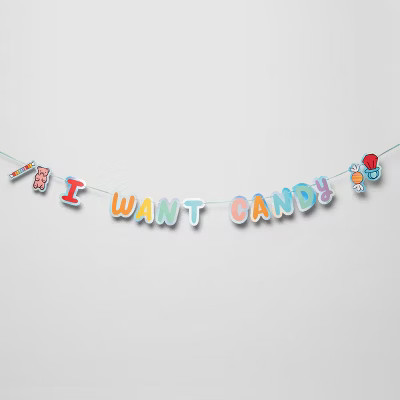 I Want Candy Banner - 10 feet | Target