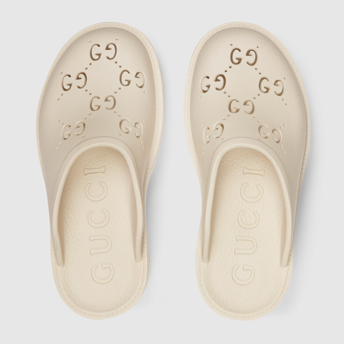 Gucci Women's platform perforated G sandal | Gucci (US)