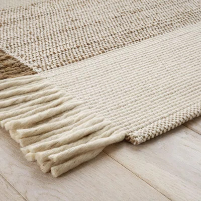 Frankie Natural Handwoven Jute Rug | Wayfair North America