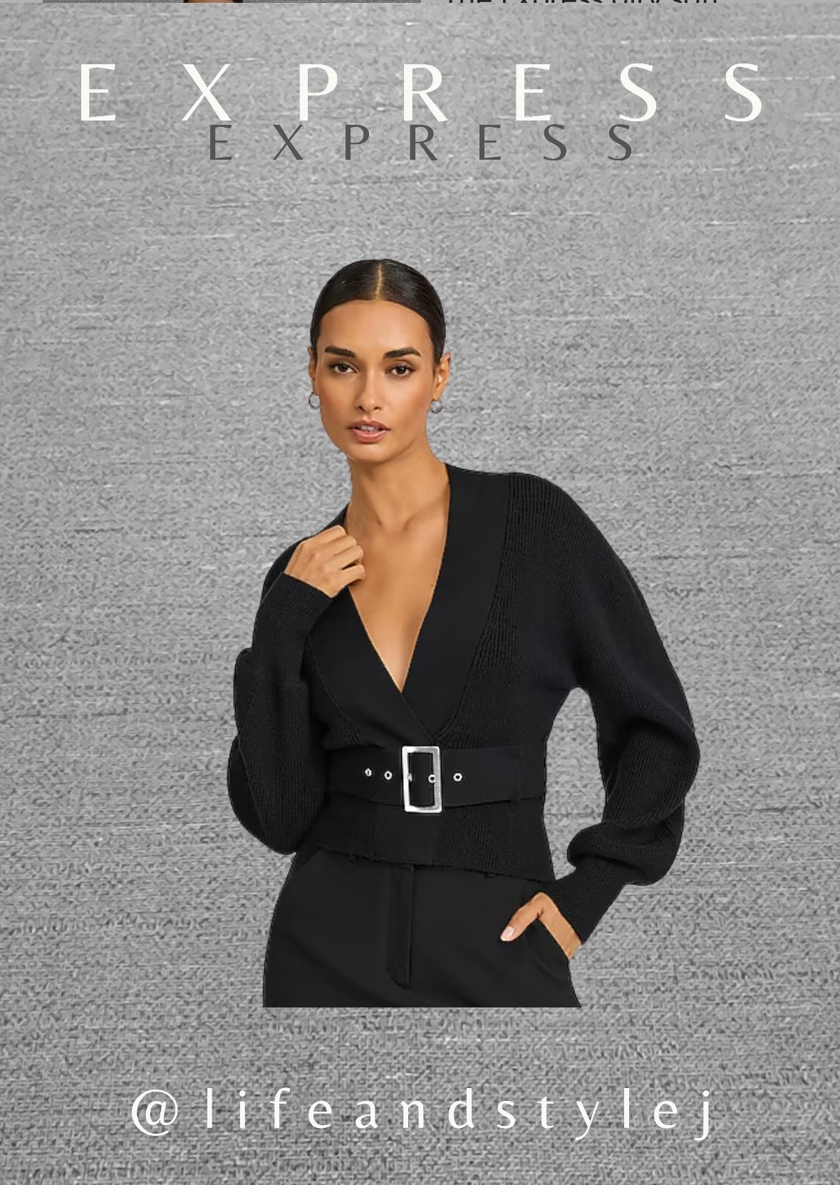 The Express airy soft ribbed deep V neck belted wrap cardigan is a flattering holiday find for midlife ageless fashion, offering softness with a defined waist. Wear it over a fitted tank with wide leg trousers or style it with denim for an effortless polished look that feels cozy and modern. #MidlifeFashion #AgelessStyle #HolidayStyle #CozyChic #ExpressStyle 

 #LTKSeasonal #LTKOver40 #LTKSaleAlert 

#LTKU #LTKOver40 #LTKSeasonal