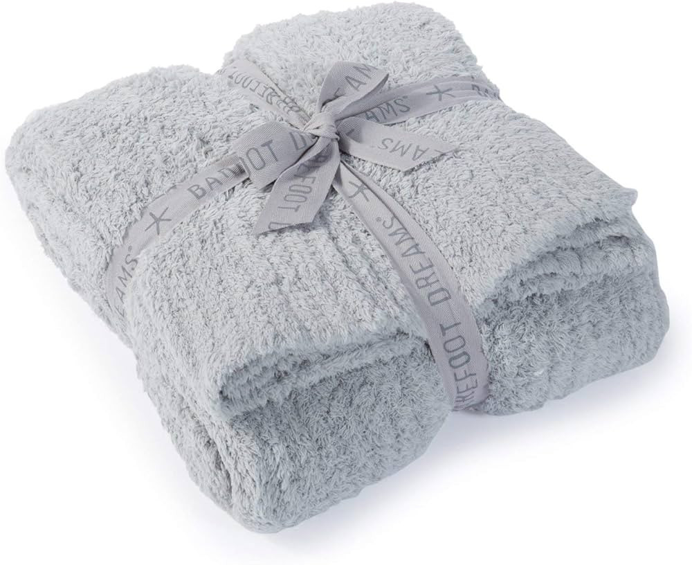 Barefoot Dreams CozyChic Ribbed Throw Blanket - Ocean 54" x 72" | Amazon (US)