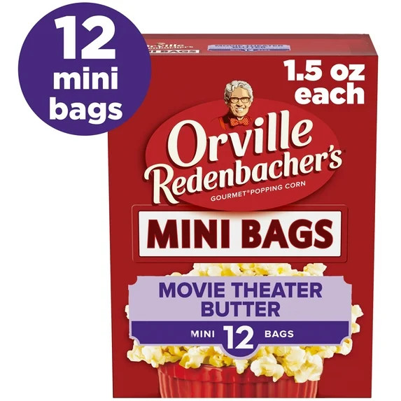 Orville Redenbacher’s Microwave Popcorn Mini Bags, Movie Night Butter Flavor, Movie Night Suppl... | Walmart (US)