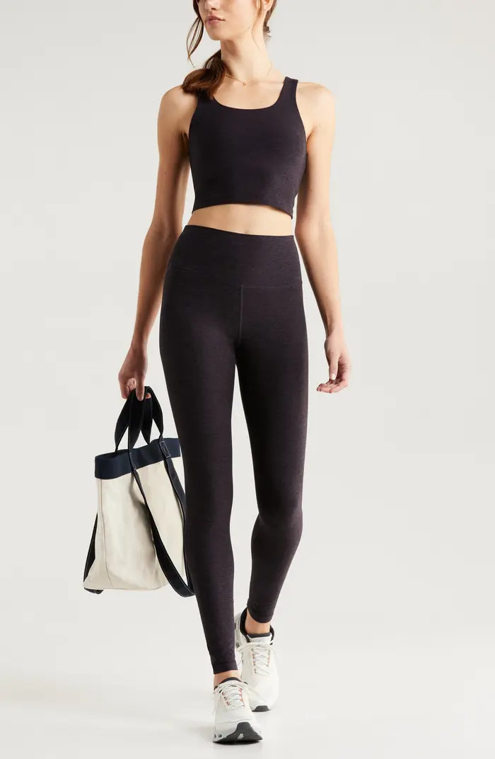 Renew Mélange Support Crop Tank | Nordstrom