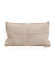 14x26 Genuine Suede Pillow | Marshalls