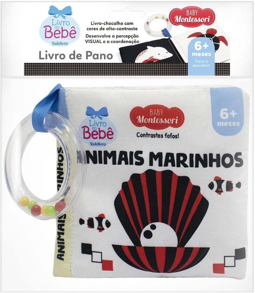 Baby Montessori - Contrastes Fofos! Animais marinhos | Amazon (BR)