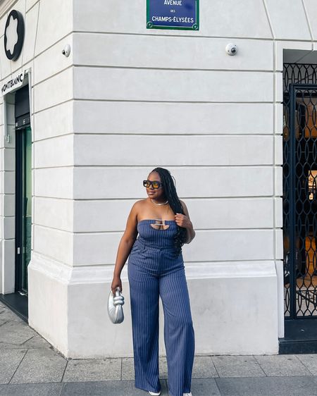 Pinstripe co-ord I wore in Paris ❤️ 

#LTKstyletip #LTKcurves #LTKunder100