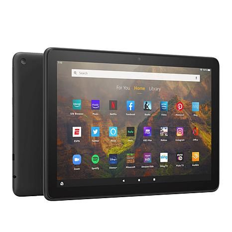 Amazon Fire 10" HD 64GB Tablet Bundle with Case Voucher | HSN