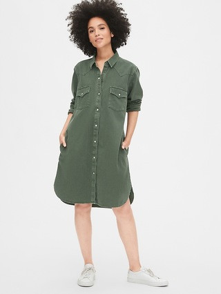 Denim Western Shirtdress | Gap US